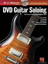 Guitar Soloing At a Glance Learn to Play Beginner Music Lessons Tab Book DVD