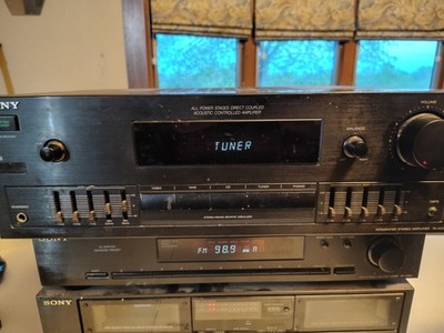 Sony Stereo Bundle TA-AX311 AMP ST-JX311 AM/FM Tuner TC-W311 Dual