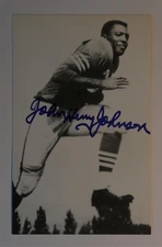 John Henry Johnson Signed Radnor Graphic Art Card RGA HOF Postcard #18