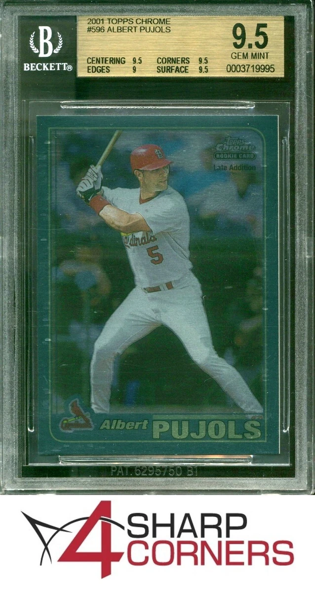 Topps Albert Pujols Grade 9.5 Baseball Sports Trading Cards