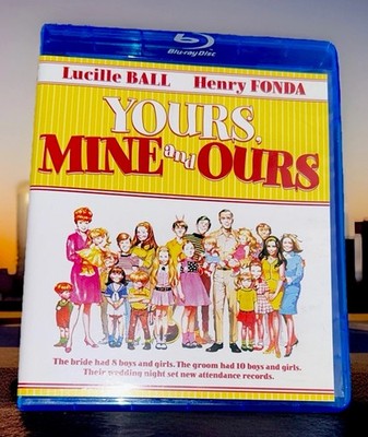 Yours Mine And Ours - 1968 Comedy Classic - Blu-Ray Lucille Ball, Henry Fonda