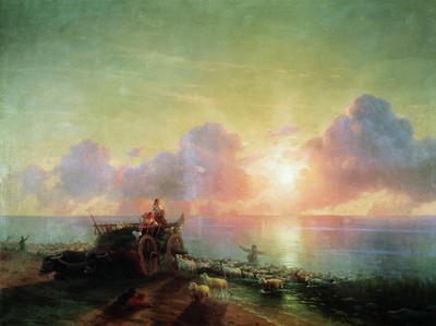 Ivan Aivazovsky Sheepdip 1878 17''x 22'' Archival Art Print
