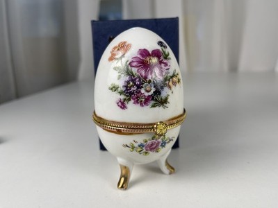 Limoges Schmuck Ei 11 cm - Top Zustand  