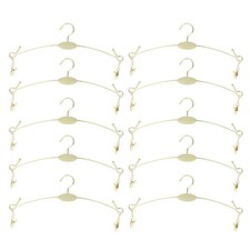  10 Pcs Cintre Métallique Cintres Métalliques Pinces De Suspension