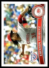 Edinson Volquez 2011 Topps Opening Day #28 Reds MLB READ FREE SHIP AutographDen
