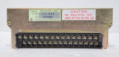 TERASAKI ELECTRIC MODEL TM-2 TYPE: EIN-631 02082 MARINE INDUSTRIAL RECEIVER UNIT