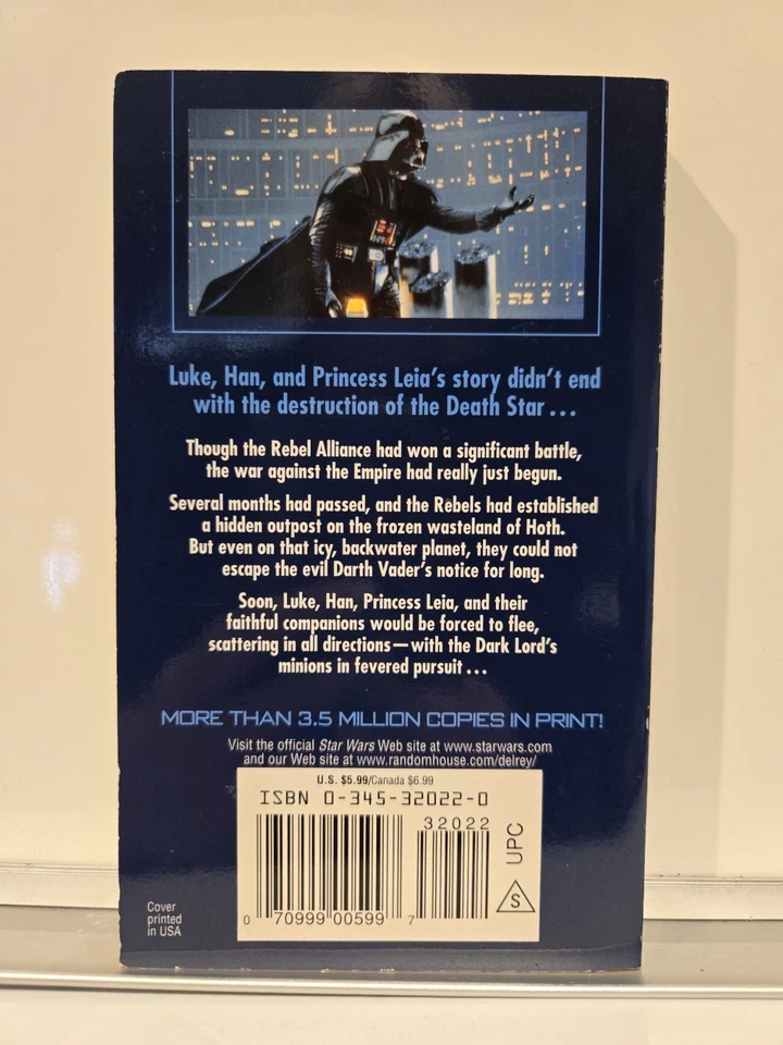 Star Wars The Empire Stikes Back By Donald F. Glut Science Fiction Book - Image 2 of 4