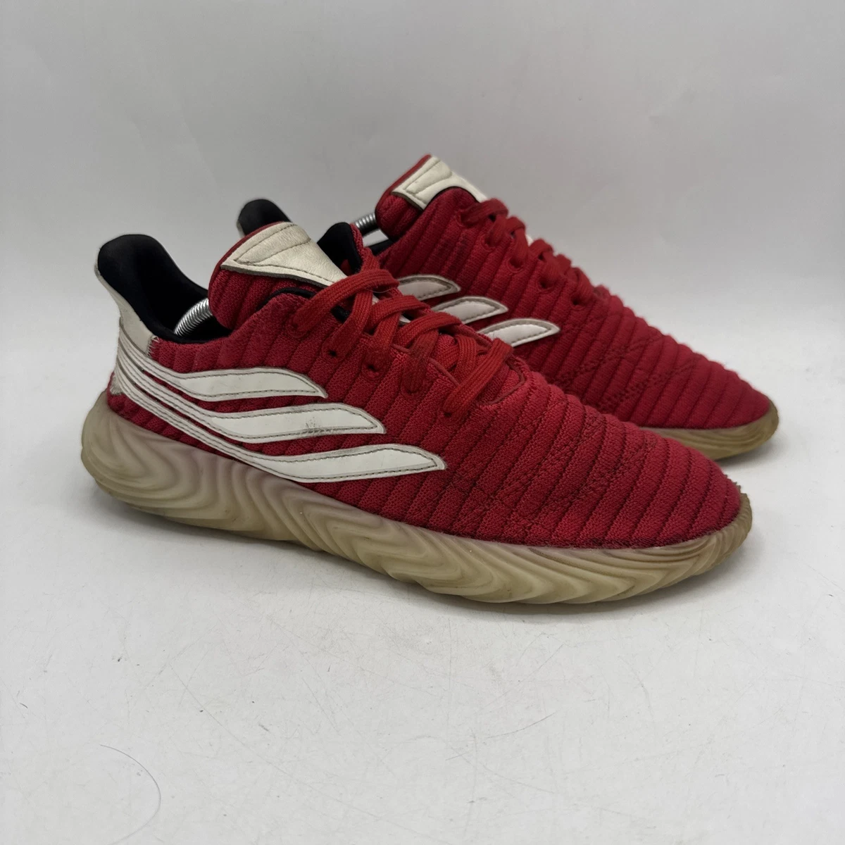 Adidas Sobakov Scarlet Red Off White Mens Trainers Sneakers Men's Sneakers Sobakov Adidas Price RARE? Adidas  main image 3