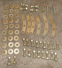 1963 Cadillac Frontrear Bumper Bracket Boltshardware Gold Cadmium Plated Oem 1963 Cadillac Frontrear Bumper Bracket Boltshardware Gold Cadmium Plated Oem