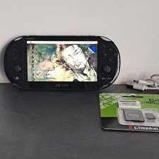 Sony PlayStation Vita Black Handheld Gaming System 1000 64GB CFW With Charger