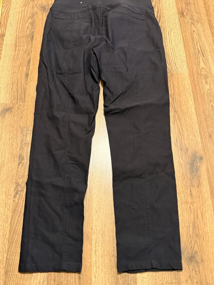 Simply Vera Vera Wang Pants, Women's Medium, Black, Leggings Crop Mid Rise Foto 3 de 4