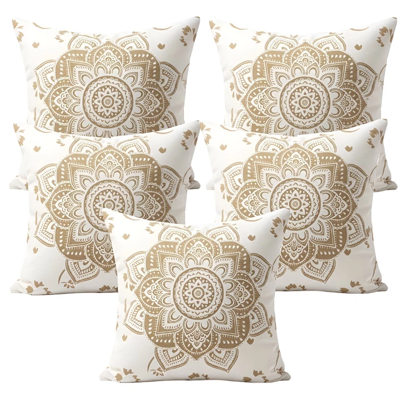 Boho Mandala Ombre Cushion Cover