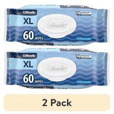 Flushable Wipes 60 Count Hypoallergenic XL Wet Wipes Shower Fresh Clean New