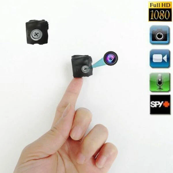 Mini più piccola fotocamera HD 1080P pulsante camicia batteria integrata micro corpo video DVR - Immagine 2 di 4