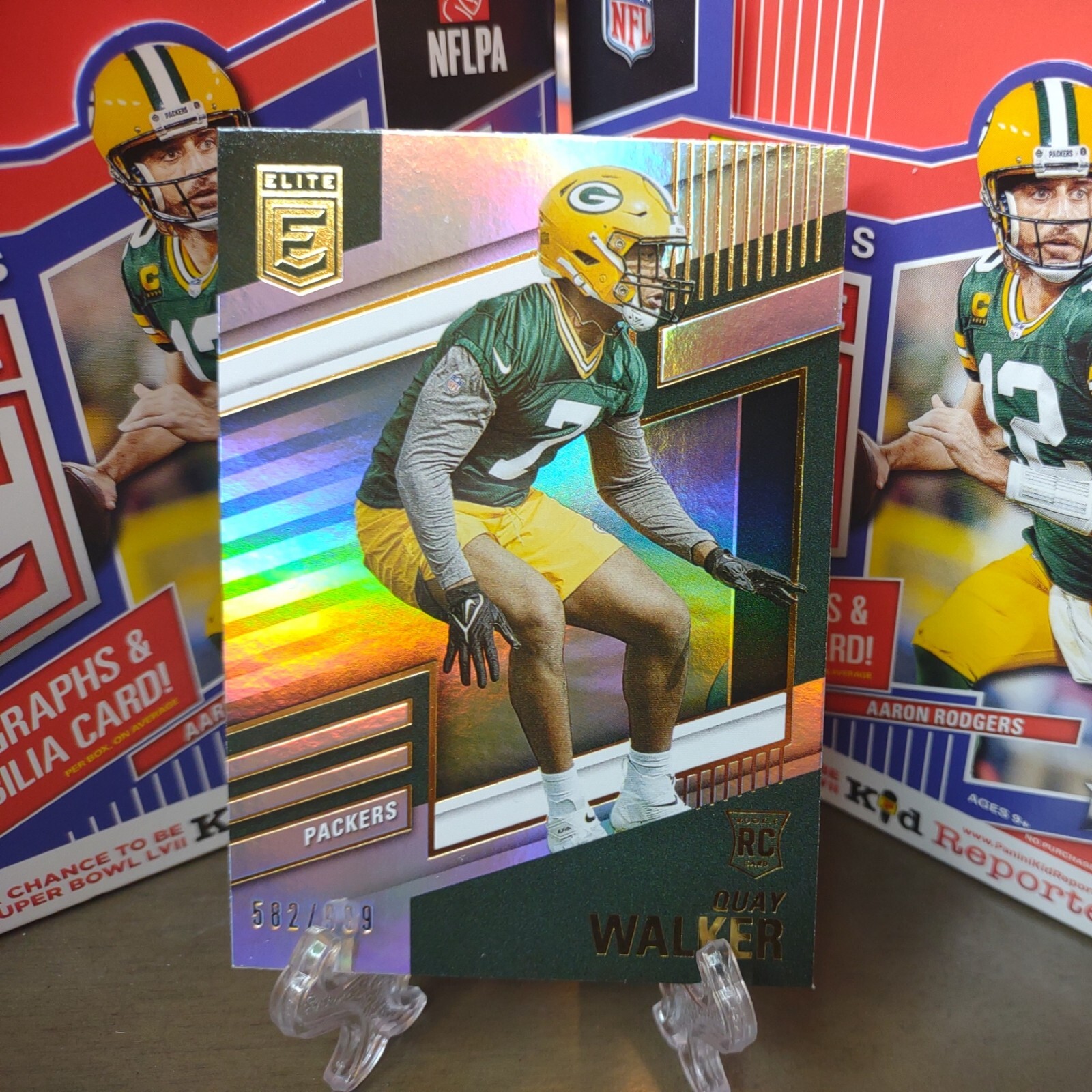 2022 Panini Elite QUAY WALKER Rookie /999 - Green Bay Packers RC #186