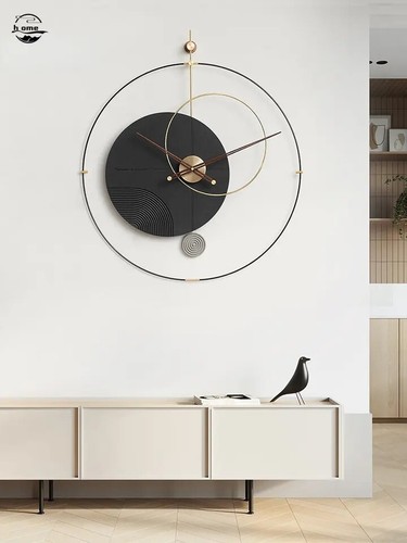 Large Wall Clock, Living Room, Kitchen, Dining Room Nordic Luxury, Home Art - Picture 7 of 18