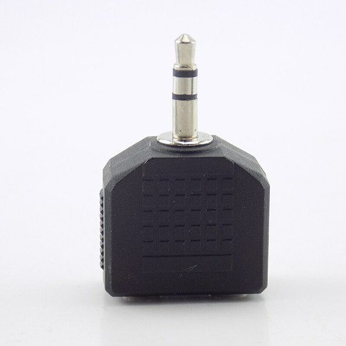 Mini 3.5mm Audio Jack Male to Dual Female Stereo Phone Adapter Y Splitter Plug - Picture 7 of 9