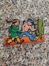 FIGURINA FORMAGGINO MIO LOCATELLI PLASTECO serie GLI INDIANI N. 10