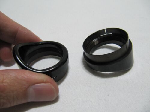 Carl Zeiss Jena Augenmuschel - Paar Eye Piece Okular Mikroskop GSZ GSM Technival - Bild 10 von 10
