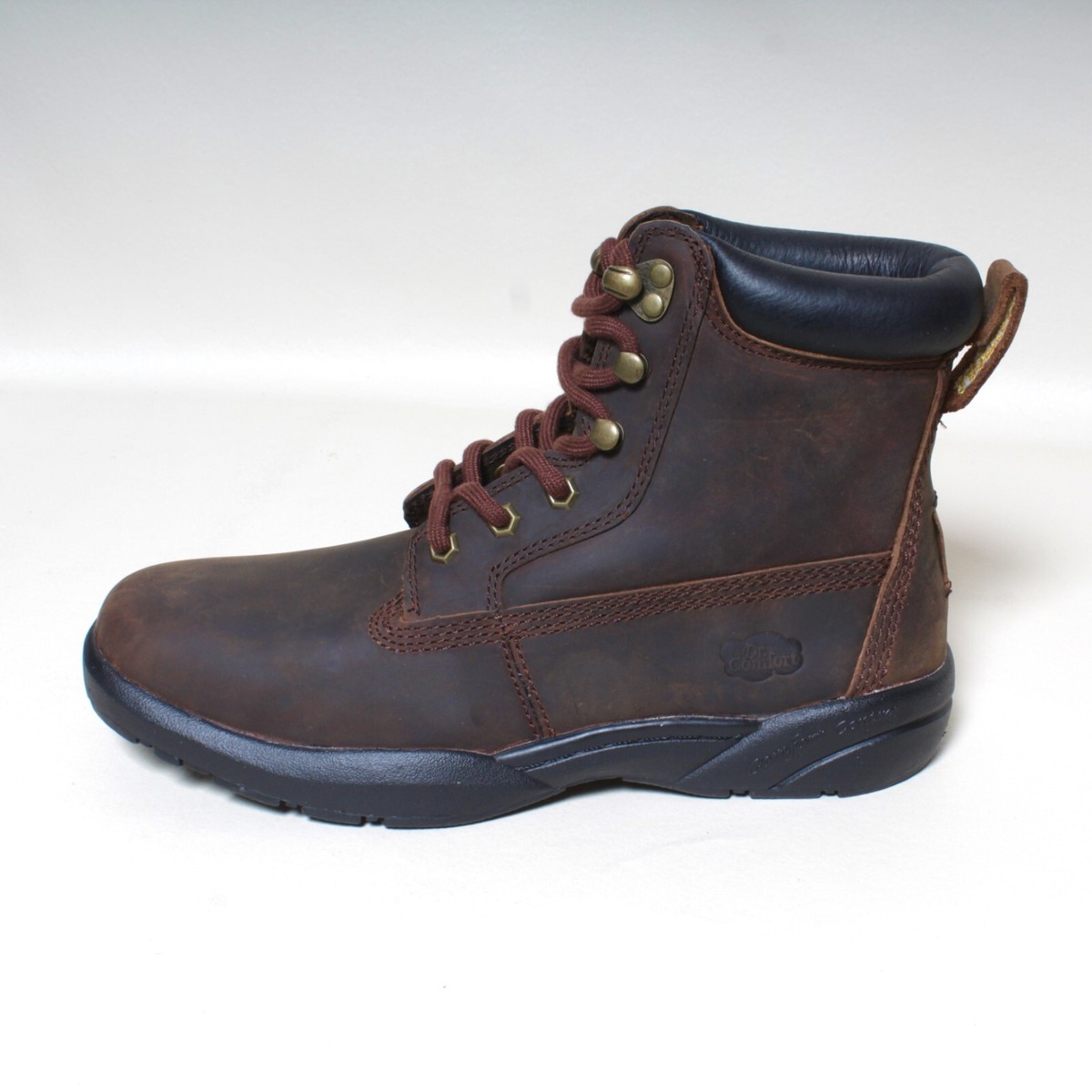 Dr. Comfort 9520 BOSS Brown Leather Boots Diabetic Work Hiking Ankle Men\'s 12 W Dr. Comfort Ranger Men's Work Boots - Free Shipping main image 4