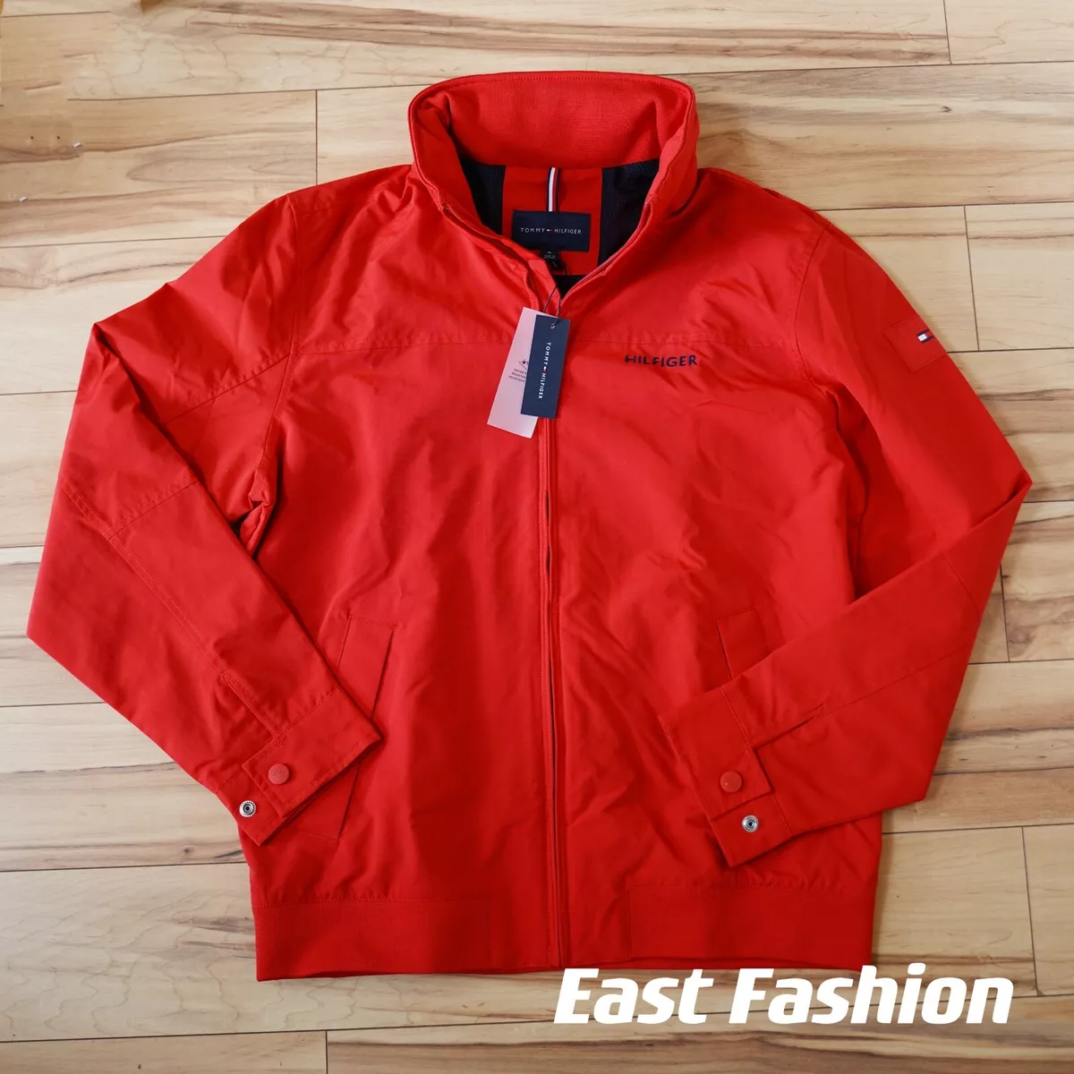Red tommy hilfiger clearance yacht jacket