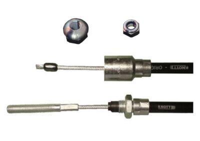 1 x Knott Bremsseil  33921-1.11 Hüllenlänge: 1030 mm - Gesamtlänge: 1240 mm (16.