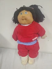 Vintage Cabbage Patch Doll Unmarked Clone Cloth & Vinyl 18"