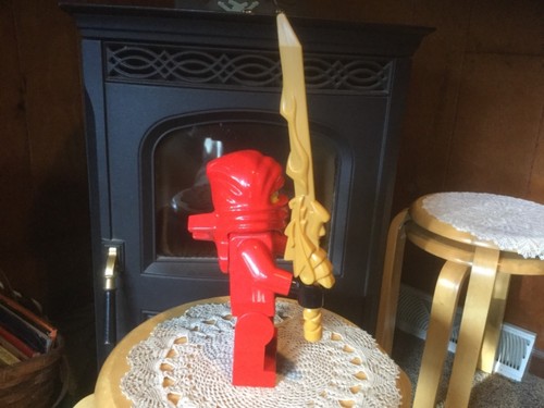 Pre Owned LEGO Ninjago Kai Minifigure Alarm Clock. No Box. Works Well. - Picture 2 of 6