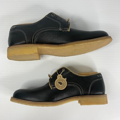 Johnston & Murphy Mens Size 8 Black Dress Shoes Sheep Skin  display picture 1
