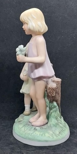 Vintage "Schwestern" von Frances Hook Porzellan Figur Künstler signiert #1313/15M 1981 - Bild 2 von 9