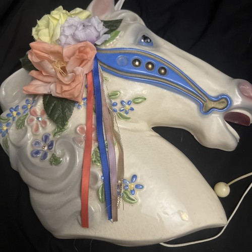 Clay Art horse wall hanging music box - Picture 4 of 6