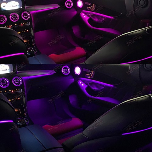 64 Colors LED Ambient Light Atmosphere Lamp Set For Mercedes-Benz C-Coupe 19-21 - Picture 4 of 9