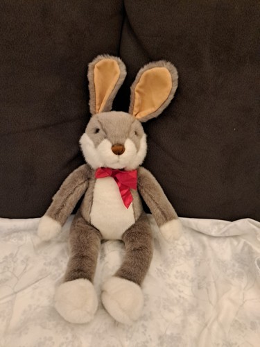 mein bester FREUND HASE GRAU 43 cm Stoff- Kuscheltier Plüschtier Waschbar 30 °C - Bild 2 von 7