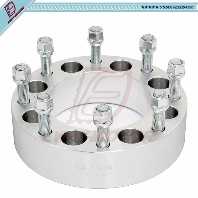 Chevy 2500/3500 8x6.58x180 2 2.00" 2 1.75" Wheel Adapters BORA