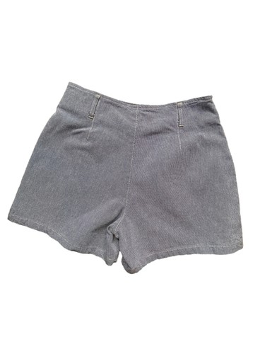 Vintage FORWARNED Womens Skort Front Wrap Belt Loops Zippered Size 12 - Picture 5 of 14
