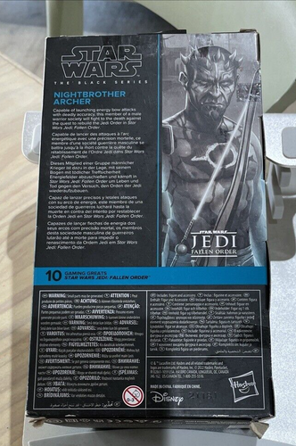 Star Wars Jedi: The Black Series - Fallen Order - NIGHTBROTHER ARCHER Figurine - Picture 2 of 6