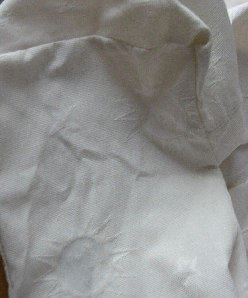 KidsLine 悬挂式尿布袋 - Sun, Moon & Stars 锦缎图案 - 象牙色面霜 — 第 3/4 张图片