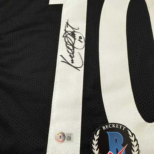 KORDELL STEWART SIGNED CUSTOM PITTSBURGH STEELERS JERSEY BECKETT BAS COA AC82485 - Picture 3 of 4