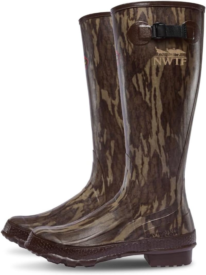 Grange Rubber Hunting & Work Boots for Men - Waterproof ZXT Rubber with Adjustable Fit