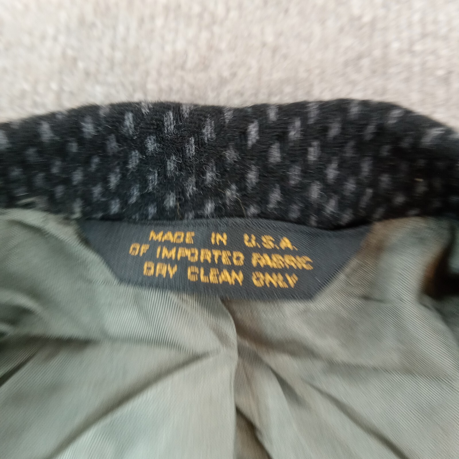 Blazer Yves Saint Laurent da uomo 40 L blu grigio petto singolo foderato carriera