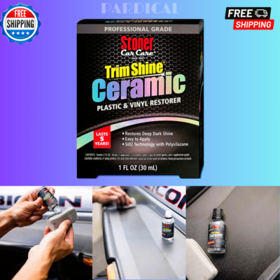 Stoner Car Care 95451 Trim Shine Ceramic Plastic and Vinyl Restorer Kit Restores