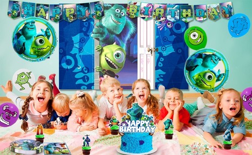 Monsters Inc Birthday Decorations,114pcs Monster Inc Party Decorations - Picture 8 of 10