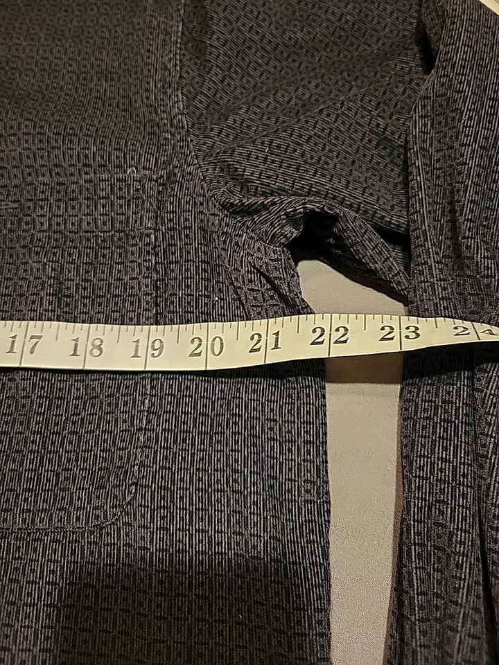 De Colección Marc Edwards Talla MED Pana Algodón Geométrico Para Hombres Camisa Clásica Terciopelo  Foto 4 de 4