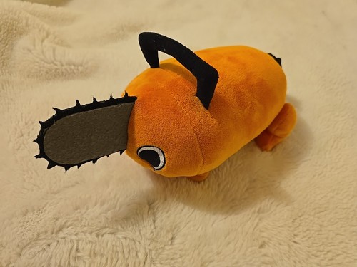 Rare FuRyu Chainsaw Man Pochita Plush Doll Stuffed Anime Toy Fast Shipping - Picture 4 of 9
