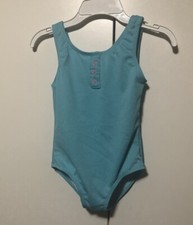Turquoise One-Piece Swimsuit Girls size 6