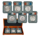 1921 MS64 ICG P-D-S "Last Year of Issue" Morgan Silver Dollars"