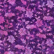 In The Beginning – Oriental Gardens – Fan Floral – Purple