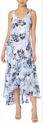 NWT Alex Evenings Womens Lilac Floral High/Low Ruffled Chiffon Dress Sz 20W $230 | eBay NWT Alex Evenings Womens Lilac Floral High/Low Ruffled Chiffon Dress Sz 20W $230 | eBay