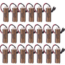 20pcs FUJI FDK CR8.LHC 17450 3V Battery with Plug 2600mAh for Water Meter NEW