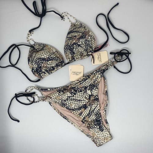 Agent Provocateur Marissa Bikini Pearl Set AP4 Large NWT - Picture 7 of 13